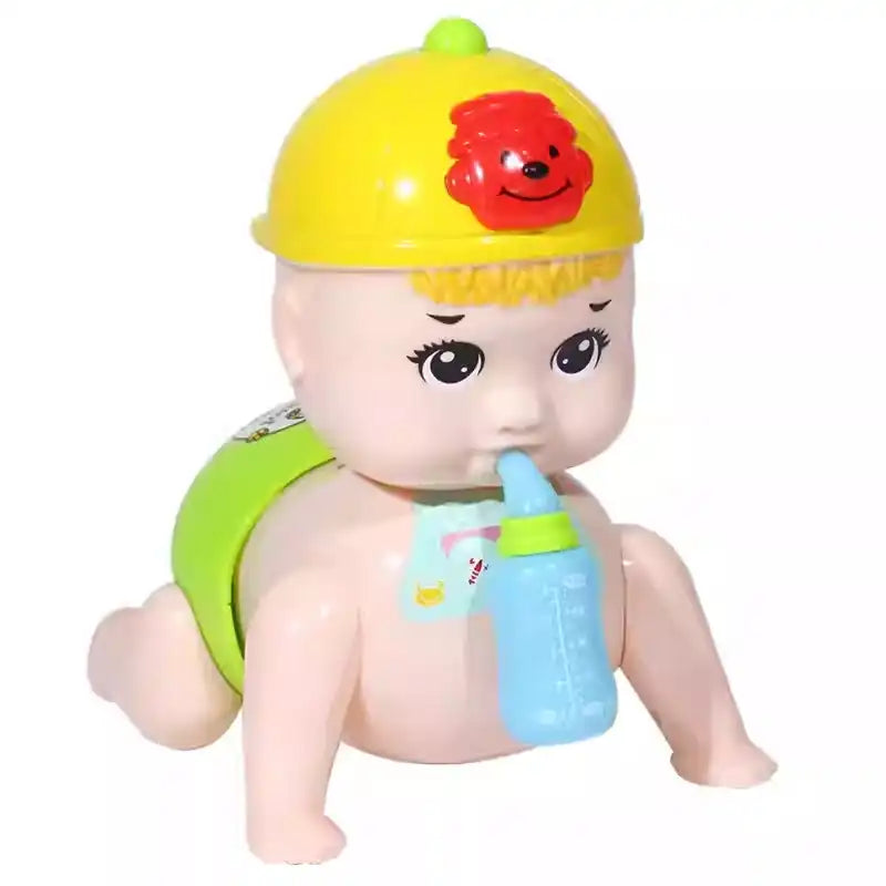 Interactive Crawling Baby Doll - Educational Sensory Toy for Infants 0-6 Months