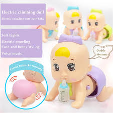 Interactive Crawling Baby Doll - Educational Sensory Toy for Infants 0-6 Months